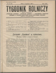 Tygodnik Rolniczy 1938, R. 22 nr 47/48