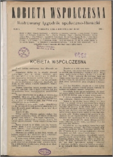 Kobieta Współczesna 1927, R. 1 nr 1
