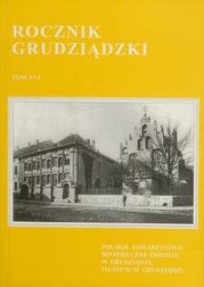Rocznik Grudziądzki T.16