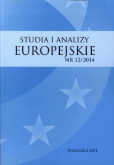 Studia i Analizy Europejskie: rocznik naukowy. Nr 12/2014