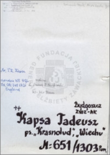 Kapsa Tadeusz