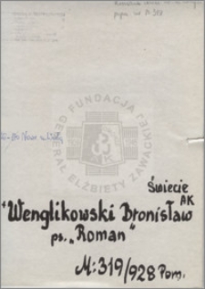 Wenglikowski Bronisław