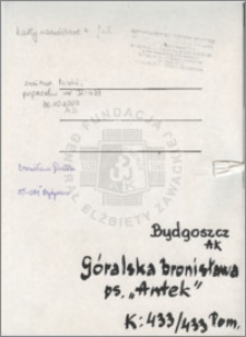 Góralska Bronisława