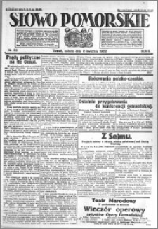 Słowo Pomorskie 1922.04.08 R.2 nr 82