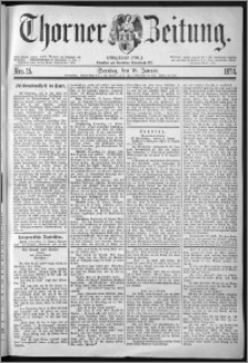 Thorner Zeitung 1874, Nro. 15 + Beilage