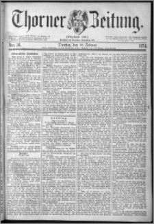 Thorner Zeitung 1874, Nro. 34