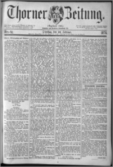 Thorner Zeitung 1874, Nro. 46