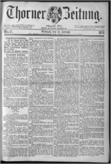 Thorner Zeitung 1874, Nro. 47