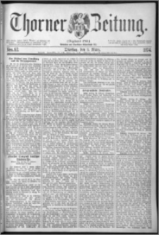 Thorner Zeitung 1874, Nro. 52