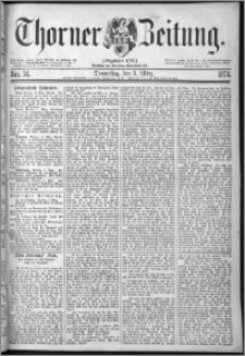 Thorner Zeitung 1874, Nro. 54