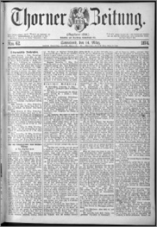 Thorner Zeitung 1874, Nro. 62