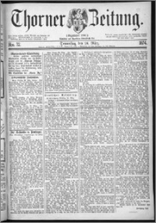 Thorner Zeitung 1874, Nro. 72