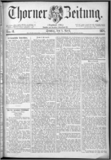 Thorner Zeitung 1874, Nro. 81 + Beilage
