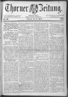 Thorner Zeitung 1874, Nro. 98 + Beilage
