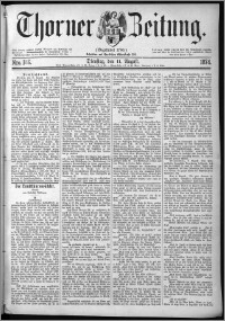 Thorner Zeitung 1874, Nro. 186