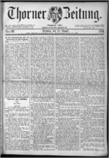 Thorner Zeitung 1874, Nro. 197 + Beilage