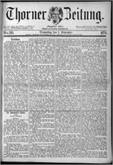 Thorner Zeitung 1874, Nro. 206