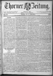 Thorner Zeitung 1874, Nro. 216