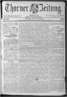 Thorner Zeitung 1874, Nro. 299 + Beilage