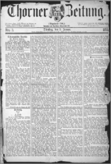 Thorner Zeitung 1875, Nro. 3 + Beilage