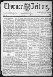 Thorner Zeitung 1875, Nro. 8 + Beilage