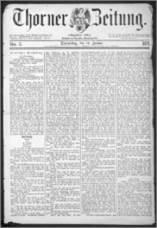 Thorner Zeitung 1875, Nro. 11