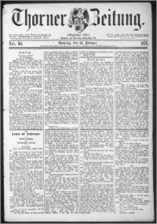 Thorner Zeitung 1875, Nro. 44