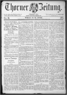 Thorner Zeitung 1875, Nro. 46