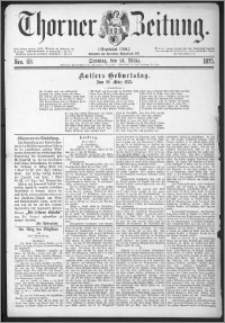Thorner Zeitung 1875, Nro. 68 + Beilage