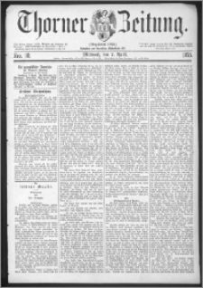 Thorner Zeitung 1875, Nro. 80