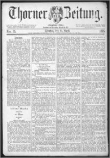 Thorner Zeitung 1875, Nro. 85