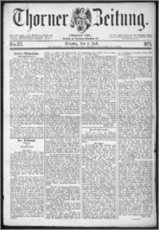 Thorner Zeitung 1875, Nro. 153