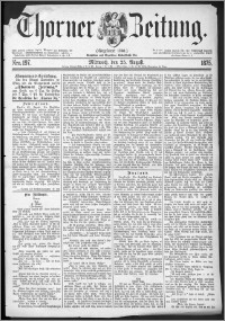 Thorner Zeitung 1875, Nro. 197