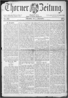 Thorner Zeitung 1875, Nro. 203