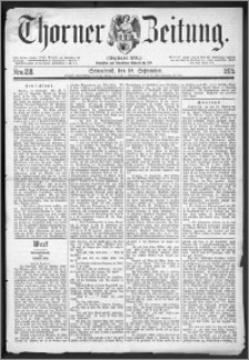 Thorner Zeitung 1875, Nro. 218