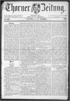Thorner Zeitung 1875, Nro. 222