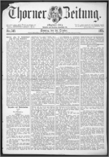 Thorner Zeitung 1875, Nro. 249