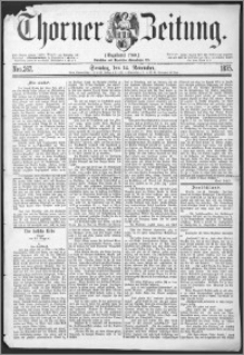 Thorner Zeitung 1875, Nro. 267