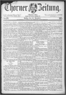 Thorner Zeitung 1875, Nro. 277