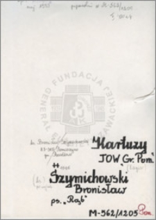 Szymichowski Bronisław
