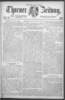 Thorner Zeitung 1873, Nro. 13