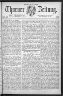 Thorner Zeitung 1873, Nro. 22