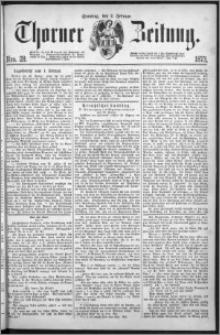 Thorner Zeitung 1873, Nro. 28