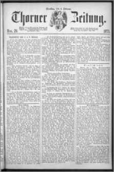 Thorner Zeitung 1873, Nro. 29