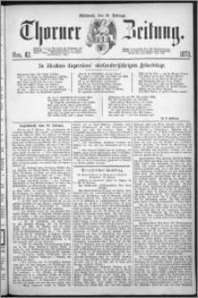 Thorner Zeitung 1873, Nro. 42