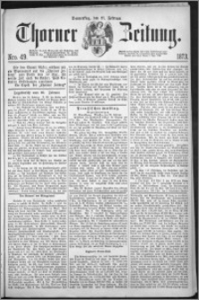 Thorner Zeitung 1873, Nro. 49
