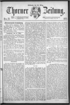 Thorner Zeitung 1873, Nro. 72