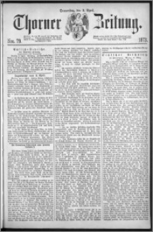 Thorner Zeitung 1873, Nro. 79
