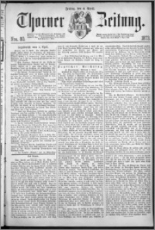 Thorner Zeitung 1873, Nro. 80