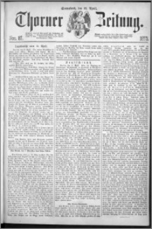 Thorner Zeitung 1873, Nro. 87